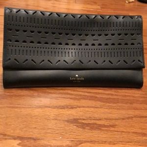 Kate spade clutch with cutouts